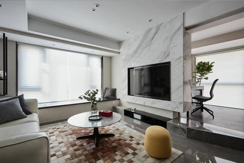 125平北京二手房装修改造现代简约风格打造舒适居家环境